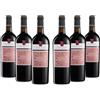Feudo Apuliano Primitivo del Salento IGP, Vino Rosso dal Profumo di Frutta Matura, Gusto Morbido e Armonico, 14.5% Vol, Confezione con 6 Bottiglie da 750 ml