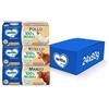 Mellin Omogeneizzato, Mix Gusti Carne, Naturale, 24x80g | Pollo, Vitello e Manzo, Per Bambini dal 4° Mese Compiuto