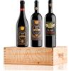 Masi CONFEZIONE ESCLUSIVA "OSELETA" | RISERVA COSTASERA 2019 Amarone Classico DOCG, BROLO CAMPOFIORIN 2022 Rosso Verona IGT, TOAR 2022 Valpolicella Superiore DOC | 3X750 ml | Confezione in legno