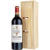 La Grande Vinothèque - Regalo vino rosso Vieux Château des Combes, Saint Emilion Grand Cru - Cassetta di legno trasformabile in portabottiglie, 1 bottiglia + cassetta di legno (1 x 0,75 l)
