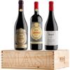 MASI | Confezione esclusiva "Masi iconici" | COSTASERA 2021 Amarone Classico DOCG, CAMPOFIORIN 2023 Rosso Verona IGT, BONACOSTA 2025 Valpolicella Classico DOC | 3X750 ml | Confezione in legno