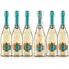Sant'Orsola - Spumante Moscato d'Asti D.O.C.G. Liberty, da Uva Moscata Bianca, Gusto Fresco e Floreale con Note Minerali, 6x750 ml