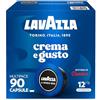 Lavazza, A Modo Mio Crema e Gusto Risveglio Classico, 90 Capsule Caffè