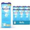 APTAMIL 3 - Latte di Crescita Liquido per Bambini dai 12 mesi, Pronto all'uso - Formato Convenienza da 6 litri (6x1L)