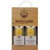 Moillard - Set regalo Chablis e Petit Chablis, vino bianco Chardonnay, Grand Vins de Bourgogne in scatola di legno (2 x 0,75L)