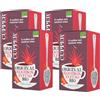 Cupper Infuso Rooibos Biologico (4 confezioni da 20 bustine di tè, totale 80 bustine di tè)