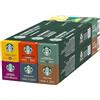 STARBUCKS Kit Degustazione Caffè by Nespresso, 6 confezioni da 10 capsule (60 capsule compatibili Nespresso) - Esclusiva Amazon