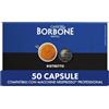 Caffè Borbone Ristretto - 50 Capsule Compatibili Nespresso®* Professional, Ideali per un Espresso Ristretto, Intensità 9/10, Compatibili con Macchina Caffè Nespresso®* Professional per Ufficio