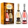 Sant'Orsola - Set Vino Cuvèe Prestige Blanc de Blancs e Rosè, da Prestigiosa Uva Italiana, Gusto Dolce con Note Fruttate e Aromatiche, 2x750 ml