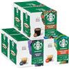 Starbucks Black Cup Variety Pack by NESCAFÉ Dolce Gusto Coffee Pods 6 x 12 (72 Capsules) - Amazon Exclusive
