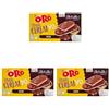 ORO SAIWA Oro Vitasnella, Cereal Yo On Cacao, Biscotti Ai Cereali E Al Cacao Magro Con Ripieno Morbido Di Yogurt, Fonte Di Fibre E Magnesio, 253g (contiene 5 Monoporzioni Da 50,6g) (Confezione da 3)