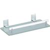 MSV Tabarca - Mensola in Alluminio e Vetro, 30 x 13 cm