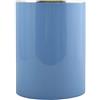 MSV Kamaka Bagno serie Savona - Pattumiera da bagno con coperchio basculante, in plastica, 6 litri, colore: Blu pastello