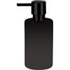 Spirella Dispenser per Sapone Liquido Tube" Dispenser per lozioni in Ceramica con dosatore in ABS Nero Opaco capacità 300 ML (ØxH): 7 x 16 cm - Nero Opaco