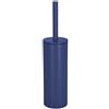 Spirella Scopino per WC Spirella con Supporto in Acciaio, Akira, Testina Intercambiabile e Supporto in Acciaio Massiccio con Contenitore igienico, scopino WC Chiuso, Blu Scuro Opaco, 40 x 9,5 x 9,5 cm