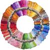 Noa Home Deco Filo da Ricamo 100 colori Punto Croce kit da Ricamare Multicolore per Treccine Capelli Braccialetti Ricami Embroidery Floss fai da te, 8 m, 6 fili, filo per cucito all'uncinetto