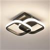 Osairous Plafoniera LED Soffitto, Lampadario Moderna 22W 2137LM, 4500K