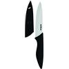 Excelsa 39444 Coltello Utility con Coprilama, Ceramica, Nero/Bianco, Lama 12,5 Cm