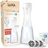 LAICA GlaSSmart Bottiglia Filtrante in Vetro - 3 Filtri FAST DISK, 1,1L