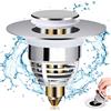 Diboniur Tappo Lavandino Bagno, Tappo Bidet Universale Pop up