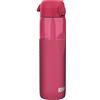 Ion8 Borraccia 1 Litro, 1000ml, a Prova di Perdite, Facile da Aprire, Serratura Sicura, Maniglia per il Trasporto, Lavabile in Lavastoviglie, Senza BPA, Mezzo Taglio Viva Magenta