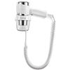 Valera Action Super Plus 1200, asciugacapelli con supporto murale, 1200 watt, Bianco/Cromo