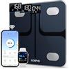 RENPHO Bilancia Pesapersone Wi-Fi, Impedenziometrica Bluetooth, Nero
