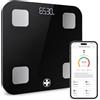 Reliance Medical Bilancia Smart BMI, Bilancia Digitale Rilevatore Corporeo con Display LED, Tracciamento Peso Accurato, Sincronizzazione con App di Fitness, 28cm x 28cm x 2,4cm, Confezione da 1