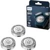 Philips Testine di rasatura, compatibili con i rasoi Philips serie 5000 e 7000, prestazioni potenti, autoaffilanti, 3 pezzi, modello SH71/50, sostituiscono RQ12/70, RQ12/60, SH60/70 e SH70/70