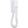 Valera Hotello, asciugacapelli murale a tubo per alberghi e strutture ricettive, compatto e potente, 1200 watt, Bianco