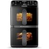 Philips Airfryer 4000 - Friggitrice ad aria Verticale 10L (5+5L)