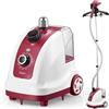 Yabano Piastra a vapore e vapore verticale, 1950 W, vapore professionale 40 g/min, 11 livelli di vapore, serbatoio dell'acqua rimovibile da 1,35 l, tempo di riscaldamento 10 s, supporto mobile