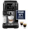 De'Longhi De'Longhi Magnifica Start - Perfetto Macchina da Caffè Automatica, LatteCrema Montalatte Automatico, 4 Bevande in un Solo Tocco, Espresso, Cappuccino, Comandi Soft Touch, Nero e Grigio (ECAM222.60.BG)