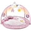 Chicco Palestrina dei Colori Rosa 3in1, Palestrina Neonato Multifunzione Elettronica con Tappeto, Proiettore Stelle, Luce Notturna Removibile e Melodie Rilassanti, Giochi Neonato 0+ Mesi