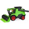 Lena Truckies 01626 - Mietitrebbia con falciatrice, stabile set di veicoli da fattoria, ca. 27 cm, set di veicoli da gioco con figura per bambini a partire dai 2 anni, robusto set da gioco per