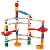 Hape Quadrilla - Super Spirali | La più grande pista per biglie in legno con spirali e infiniti layout per bambini dai 4 anni in su