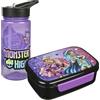 Scooli - Set di stoviglie per Bambini Monster High - Set Composto da Cestino per Il Pranzo e Borraccia - Ideale per la Scuola o l'asilo - da 4 Anni - in plastica - Senza BPA