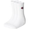 Champion Core- Junior 3PP Crew Calze, Bambini e ragazzi, Blu Marino, Bianco, Grigio Melange Chiaro, 31-34 EU