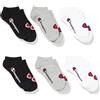Champion Core Socks Junior 6PP Sneaker, Grigio (Melange Chiaro), 27-30 EU (9-11.5 Kids UK) Unisex - Bambini e ragazzi -FW23