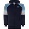 Champion Back To School Boy Felpa con Cappuccio e Zip Intera, Blu Navy