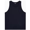 EMPORIO ARMANI Canotta Uomo Piquet Cotone Blu XXL