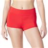 Amazon Essentials Costume da bagno corto da ragazzo Donna, Rosso Papavero Brillante, 48
