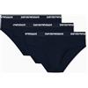 Emporio Armani Man's Core Logoband - Slip da Uomo, Confezione da 3, Colore: Blu, XXL, Armani Blue/Armani Blu/Armani Blue, XXL