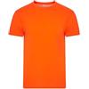 Mukua Derby, Maglietta Unisex Poliestere Tocco Cotone, Colore Fluor Orange, Taglia L