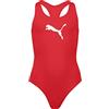 PUMA Swimsuit, Costumi da bagno Unisex - Bambini e ragazzi, Rosso, 128