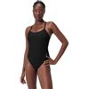 Speedo Solid Racer Back 1 Piece Costume da Bagno, Antracite, 2XL Women's