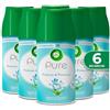 Airwick Freshmatic Ricariche Pure Profumo di Primavera, Profumatore per Ambiente, 250 ml x6, Confezione da 6