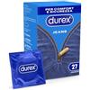 Durex Settebello Jeans, Preservativi Classici, Vestibilità Regular, 27 Profilattici