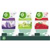 Airwick Air Wick Deodorante Ambiente, Assorbiodori, Deodorante, Gel Attivo, 12 Deodoranti, Fragranze Miste 4 Mela Verde e Caprifoglio, 4 Lavanda, 4 Bouquet di Rose