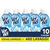 Vernel Ammorbidente Concentrato Vernel Blu Oxygen (10 x 48 lavaggi), Ammorbidente Concentrato per Tutti i Tessuti, Morbidezza Irresistibile e Freschezza di Lunga Durata